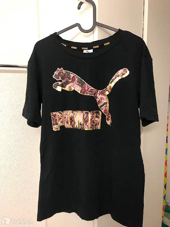 Shirt Oversize Puma schwarz XS