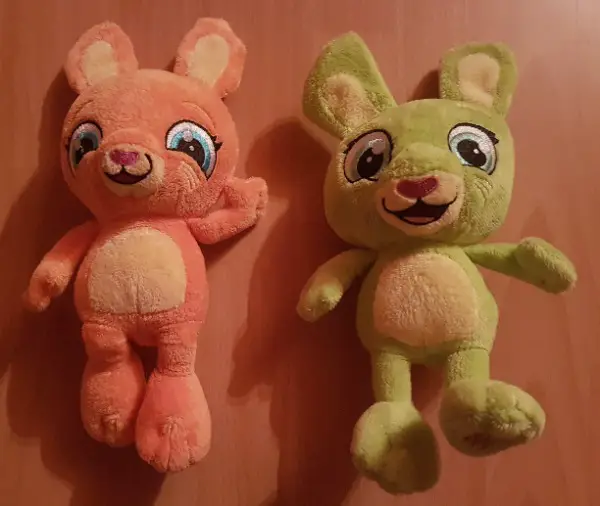 2 süsse plüsch - hasen (neuewrtig) migros / ostern