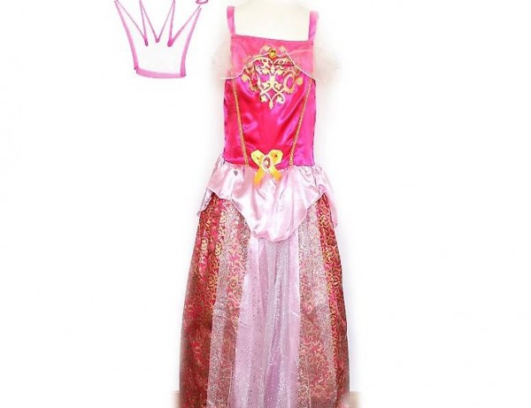  Prinzessinnen Kostüm pink für Kinder, Arielle, Gr. 98