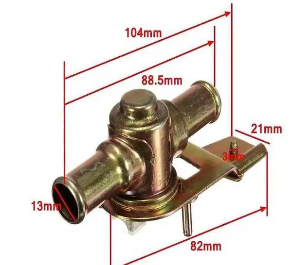  Heater Control Valves 5/8 C3UZ-18495-A