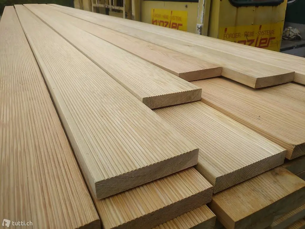 Holzhandel Lärche Hobelware Terrassendiele Sichtschutz 6m