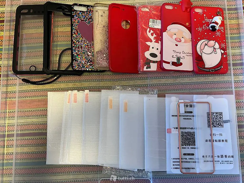 Cover x iPhone 8 Plus e vetri di protezione