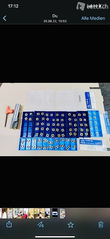 Fräser / Wendeschneidplattenfräser / Hartmetall