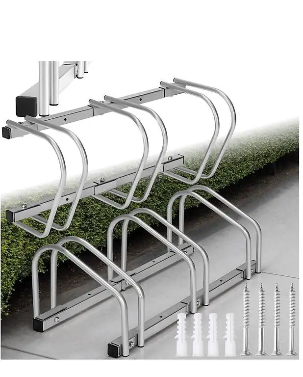 Fahrradständer 3 aus rostfreiem Stahl