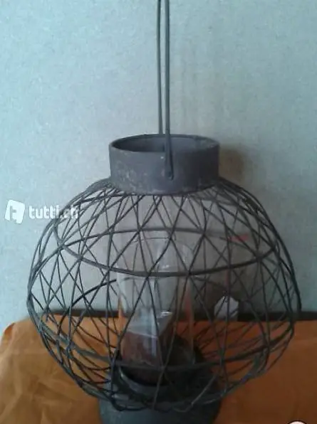 Laterne mit Glaseinsatz (Handarbeit)