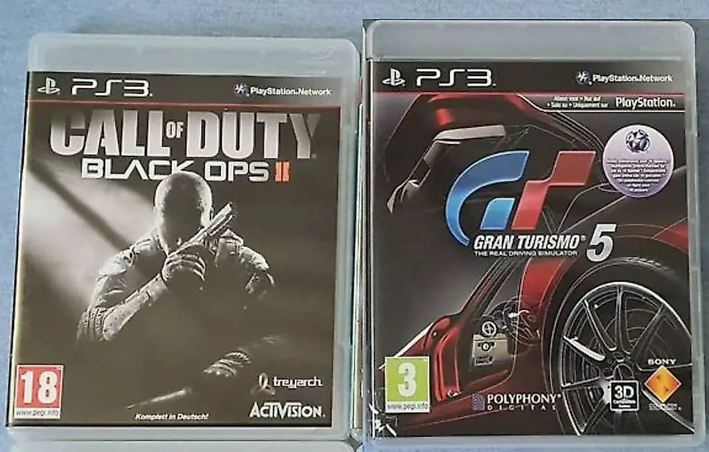 Call of Duty Black Ops II & Gran Turismo 5 für Playstation