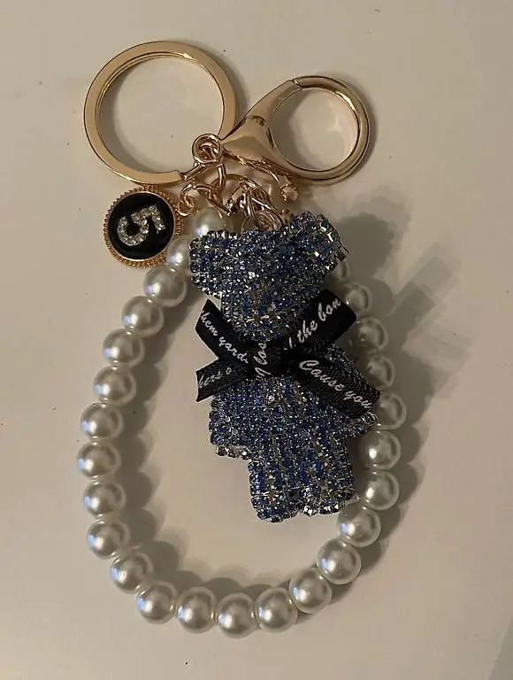 Schlüsselanhänger Bär Strass NEU