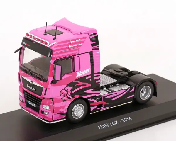 NEU: MAN TGX LKW Zugmaschine Woman 2014 pink / Decor