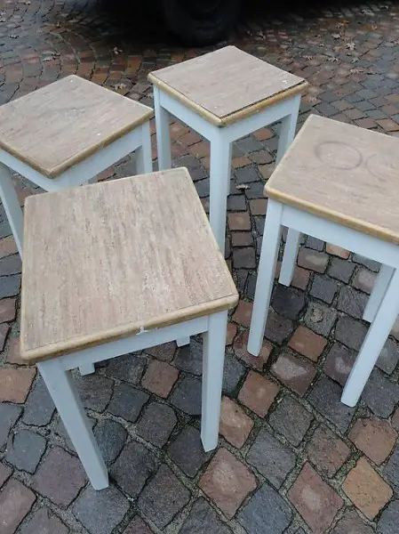  Tabourettli 4 Stücke aus den 50zigern