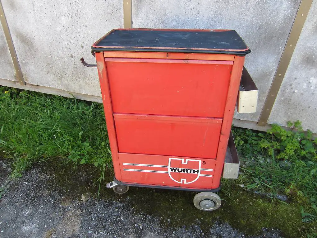 Werkzeugkiste WÜRTH / Metallkiste / Metall Gestell