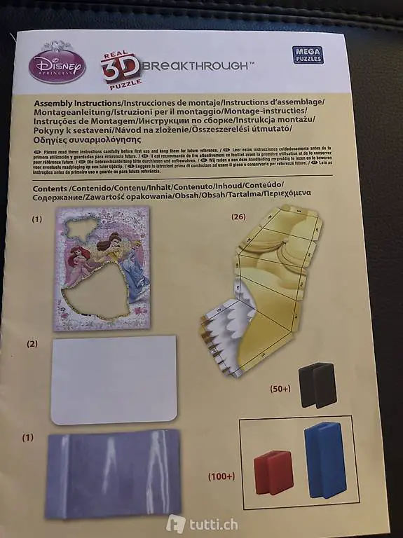 Disney Prinzessin 3D Puzzle