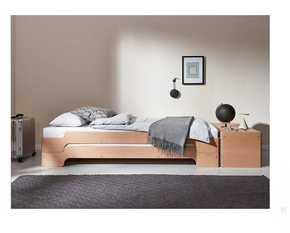 2 Betten /Design Stapelliege Small Living