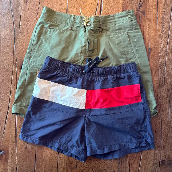 >billig: 2x shorts g-star & tommy hilfiger markenkleider fashion