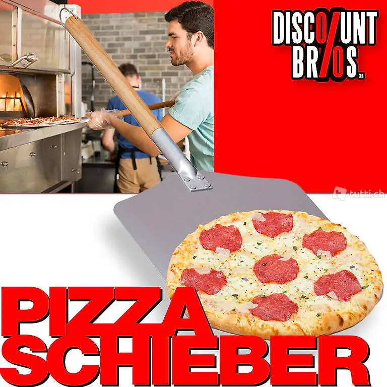  Profi PIZZASCHAUFEL Brot- und Pizzaschieber eckig