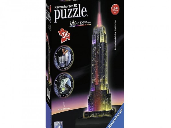  Puzzle 3D Empire State Building de nuit (12566)