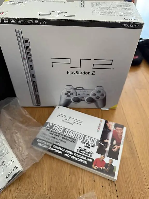 PlayStation 2 Silber slim Spezial Edition