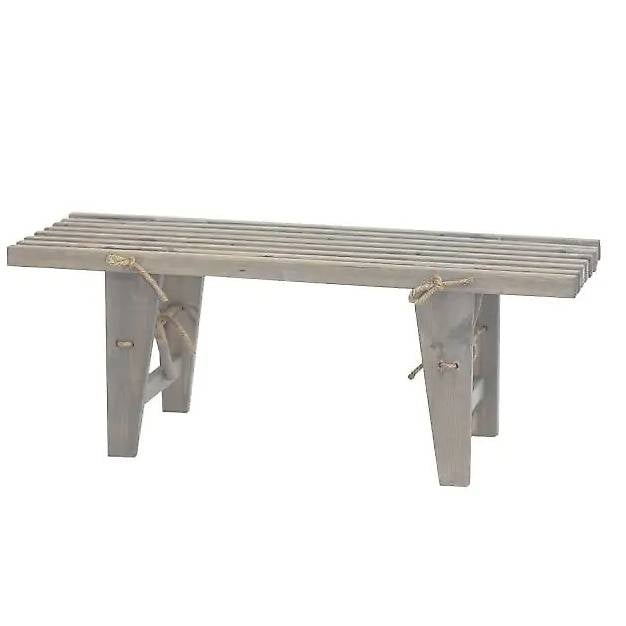 Sitzbank, grau - H 45 cm x B 45 cm x L 120 cm