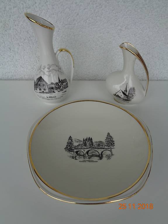 Schönes und antikes Porzellan-Set Ottlinger Sevelen