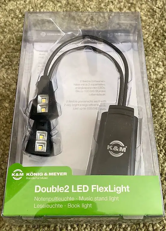 Notenpultleuchte/Leseleuchte K&M neu