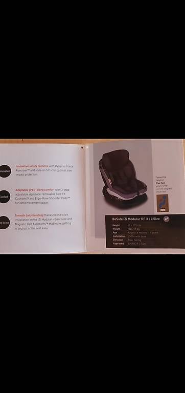 Autositz BeSafe Reboarder inkl. Station