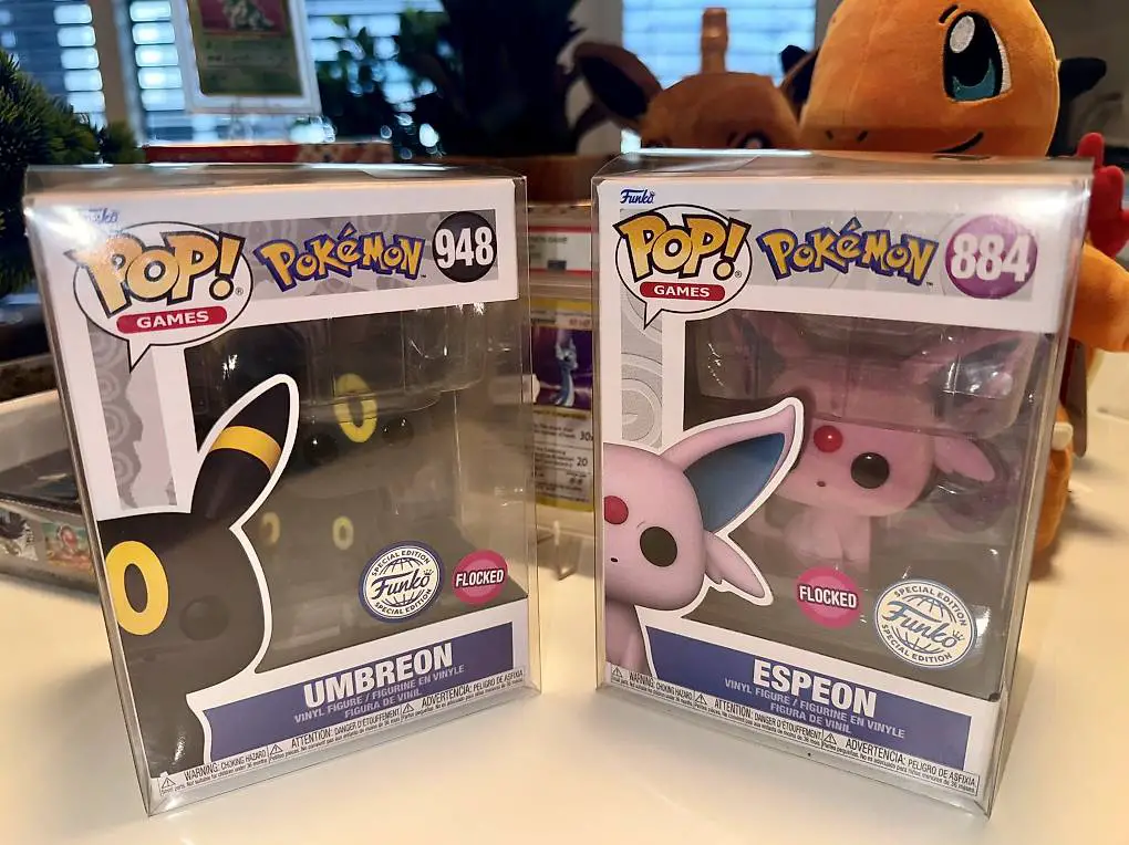 Espeon e Umbreon FlockedFunko PopLimited - Pokémon