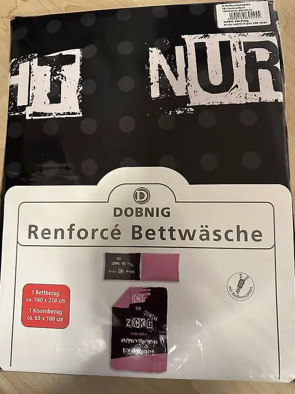 Bettwäsche-Set "Zickig", 2-tlg.