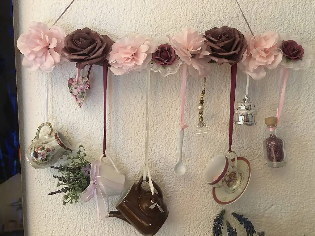 Fenstergirlande Girlande Küchendeko Geschirrset