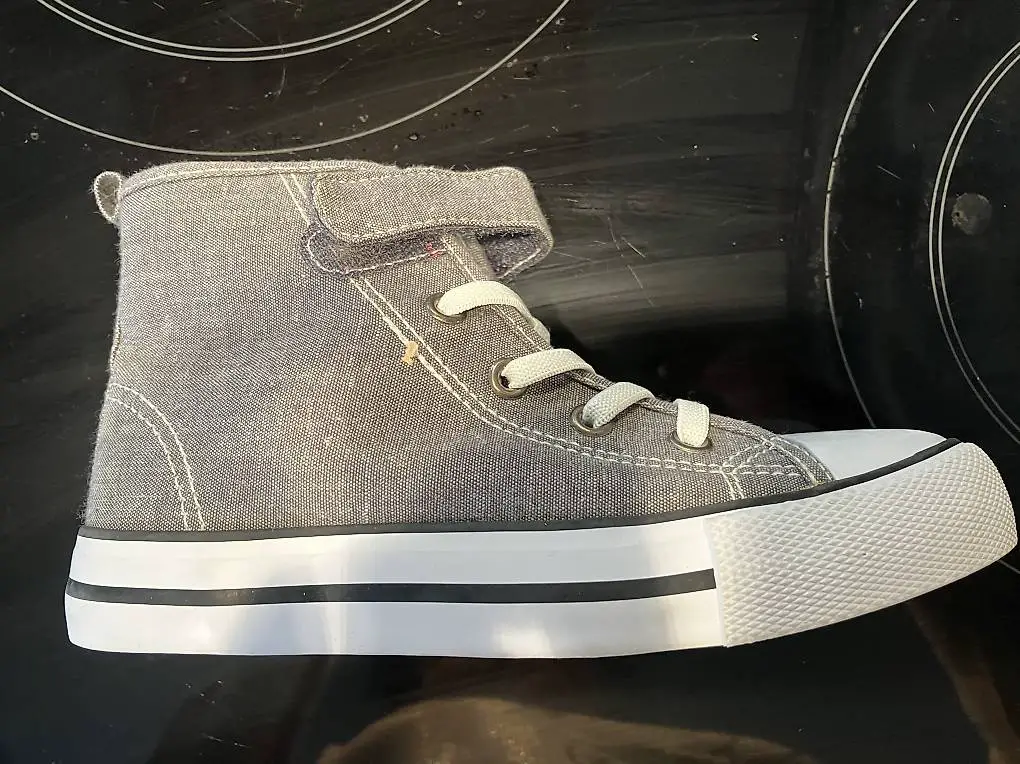 Canvas Sneaker Mid Grau, Gr.30