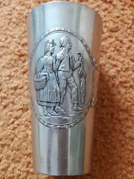  Zinnbecher SCHWEIZ : LANDESAUSSTELLUNG BERN 1914