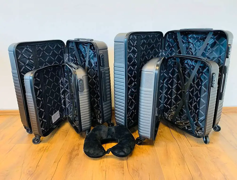 5 teiliges Koffer Reisegepäck BUNDLE wayBAG in GRAU NEU