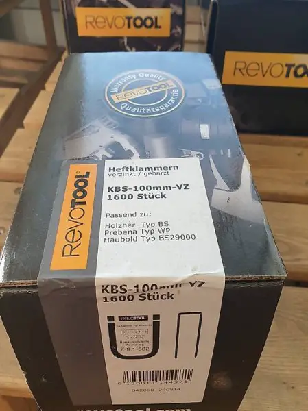  Pack à 1600 Breit Heftklammern Revotool KBS-100 mm-VZ
