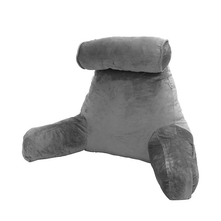 Lesekissen Rückenkissen grau