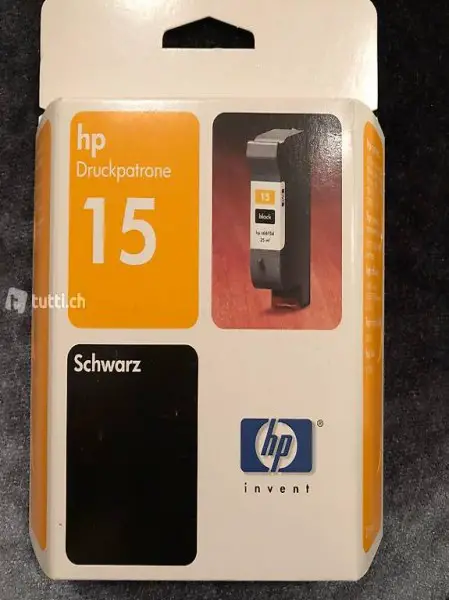 hp 15 Druckpatrone schwarz