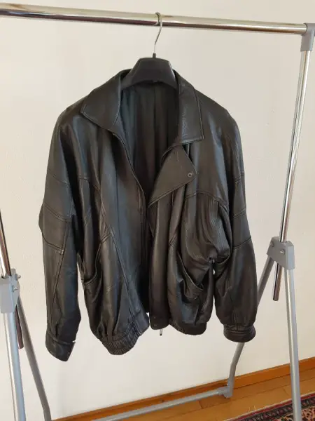 Lederjacke gebraucht – Grösse L (50-52 / Echtleder)