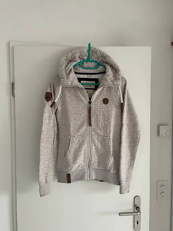 NAKETANO Jacke Gr. S Sterne Hoodie Zipper
