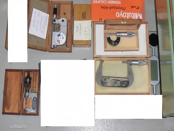 Messwerkzeug 17 Messmittel + Messen + neue Kugeltaster