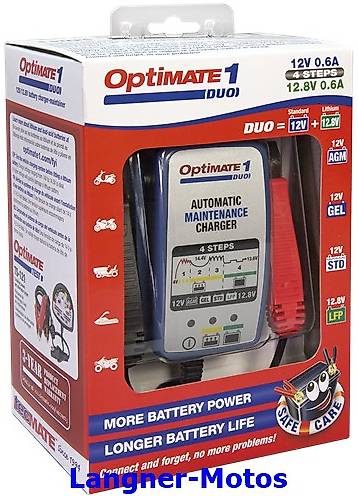 Batterie (Akku) Ladegerät OptiMATE 1 DUO 12V 0,6A Vespa LML