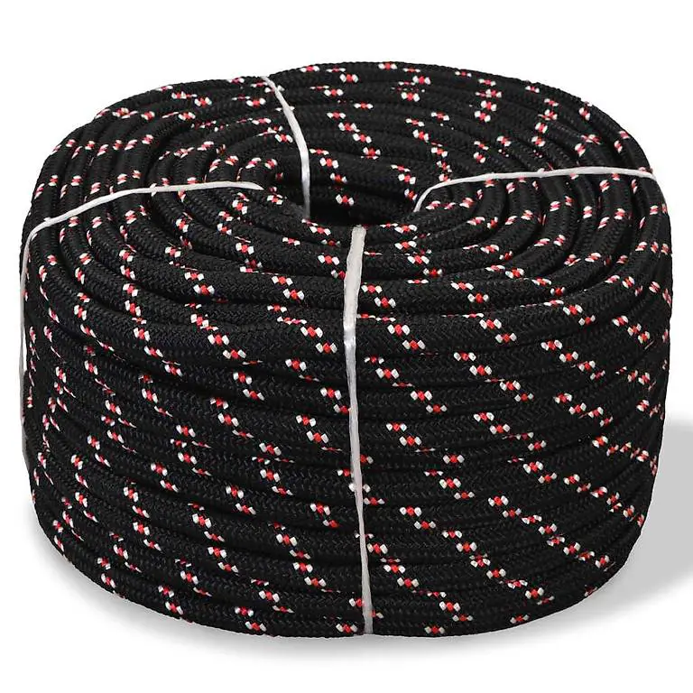 Bootsseil Polypropylen 18 mm 50 m Schwarz