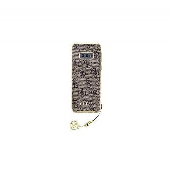  Guess Charms Hard Case für Samsung G970F Galaxy S10e Braun