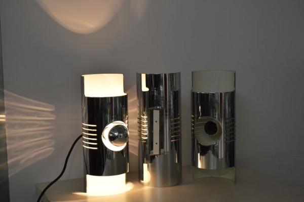 Chrom-Appliken Wandlampen