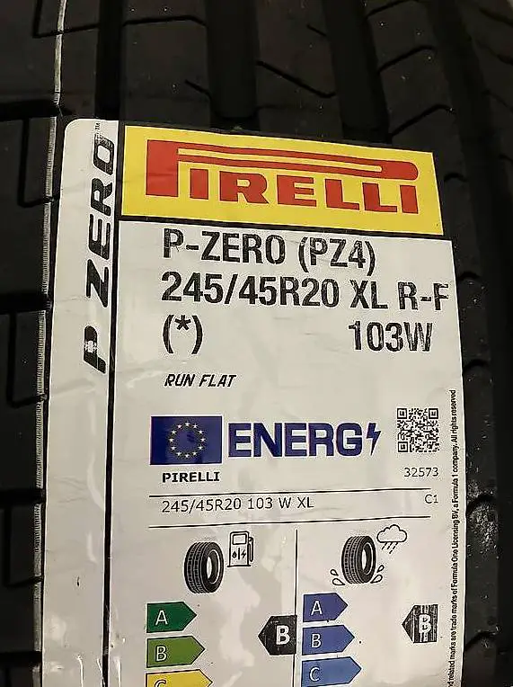 pirelli p zero 245 / 45 / 20 (bmw x3 g01 x4 g02)