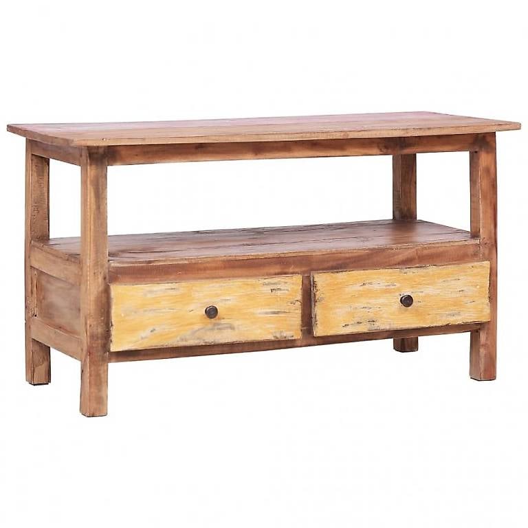 TV-Schrank 90x40x50 cm Altholz Massiv