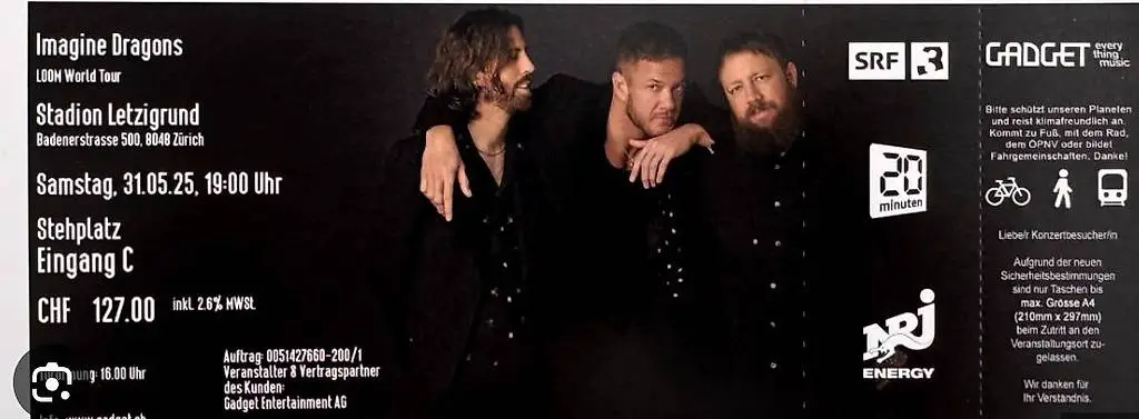 Imagine Dragons Ticket