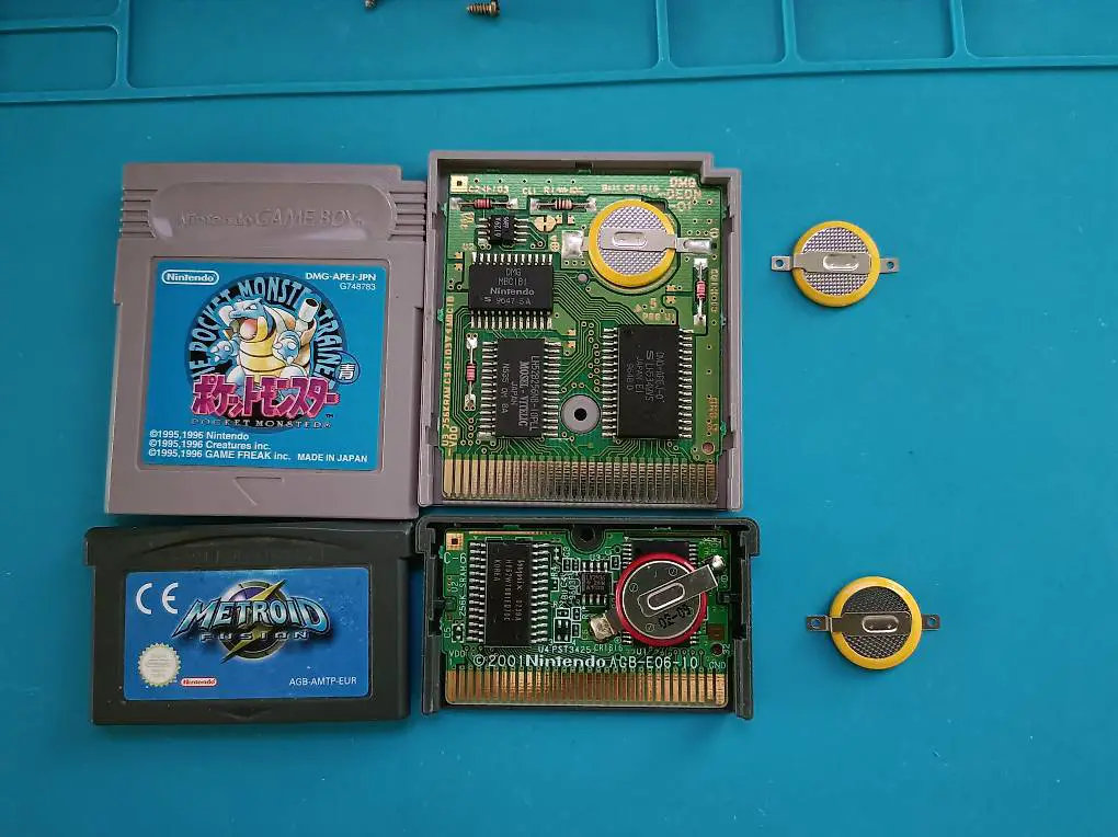 Gameboy Spiele Batteriewechsel, ROM dump, Save dump / upload