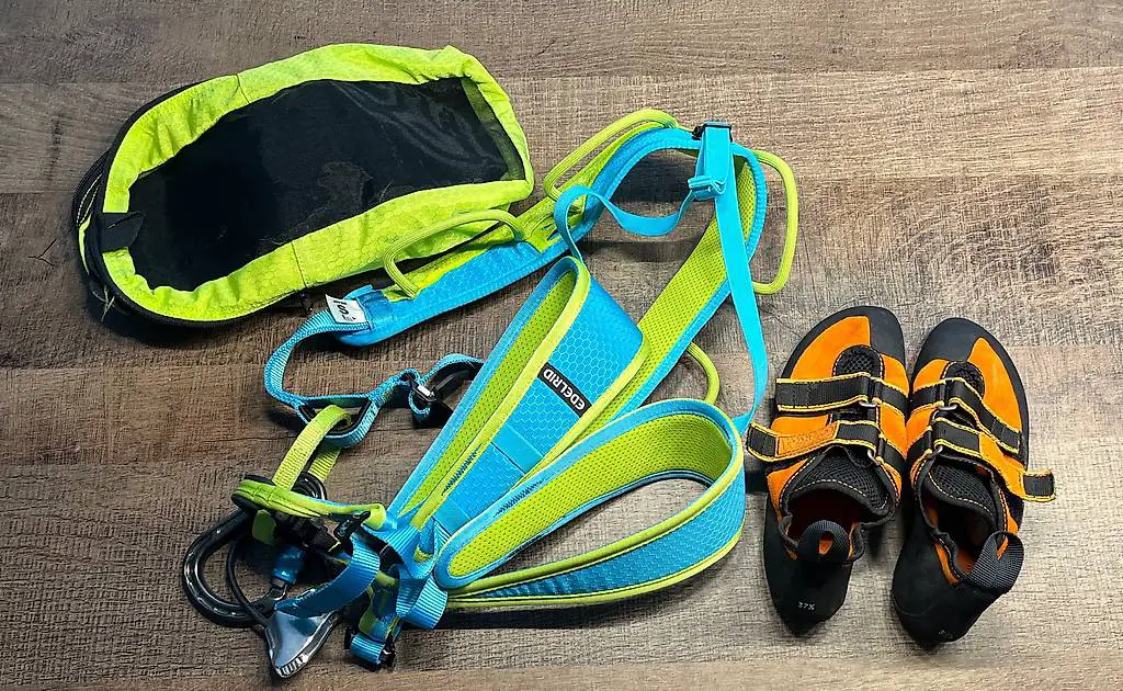 Klettergurt Edelrid Gr S Kletterschuhe Gr 37.5