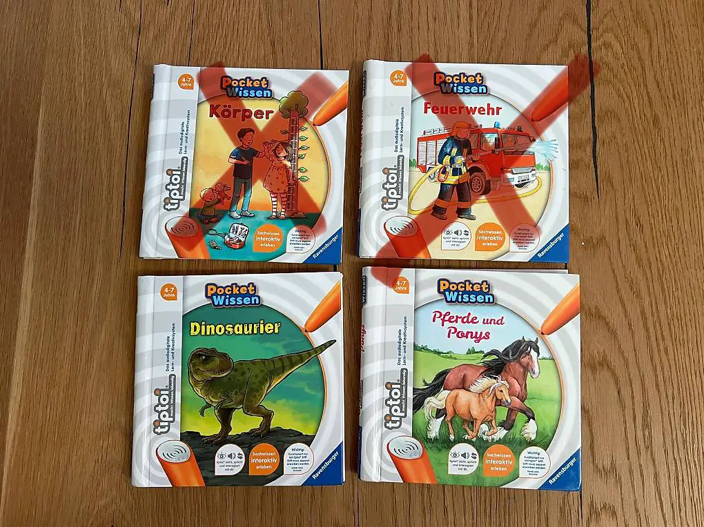 TipToi Bücher Dinosaurier Pferde Ponys Tip Toi Buch