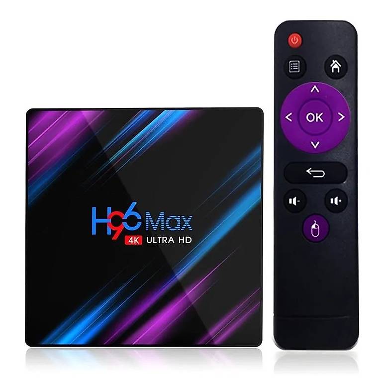 H96 Max RK3318 Smart TV-Box mit Android 9.0 - 4K Ultra HD