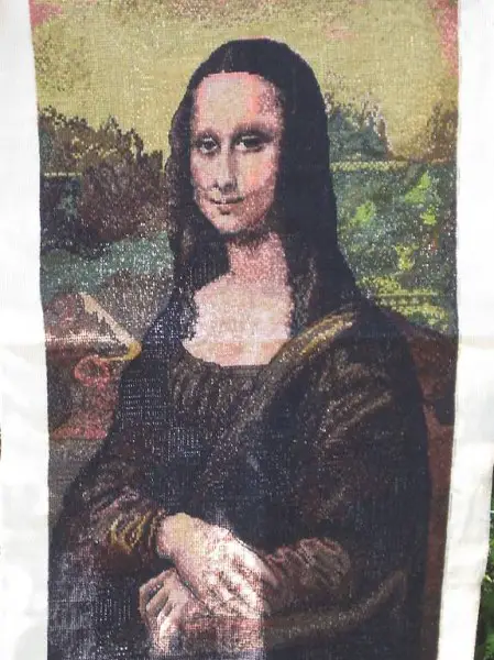 Mona Lisa Stickerei
