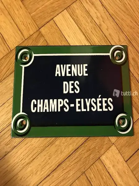 Schild "Avenue des Champs-Elysées"
