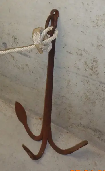 Ankerhaken mit 3 Ästen 19. Jahrhundert.